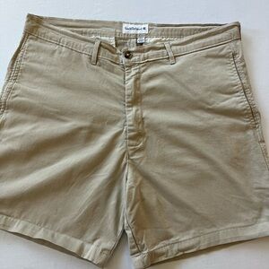 Saddlebred Tan Flat Front Shorts